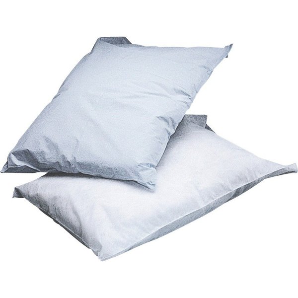 Medline Pillowcases, Poly Tissue, Disposable, 100/BX, White, PK100 MIINON24345